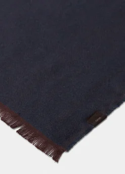 Stola in maglia a righe