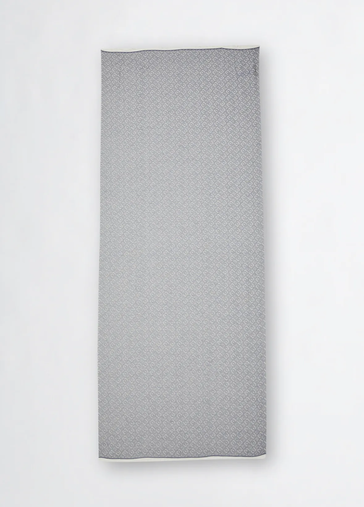 Stola jacquard con logo