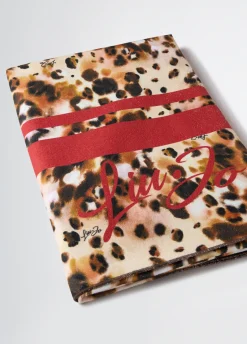 Telo mare con stampa animalier
