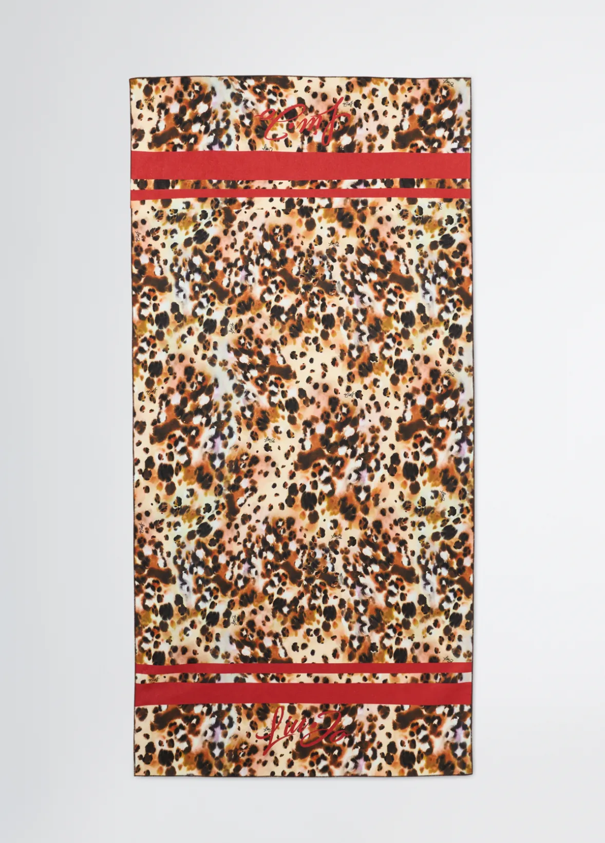 Telo mare con stampa animalier