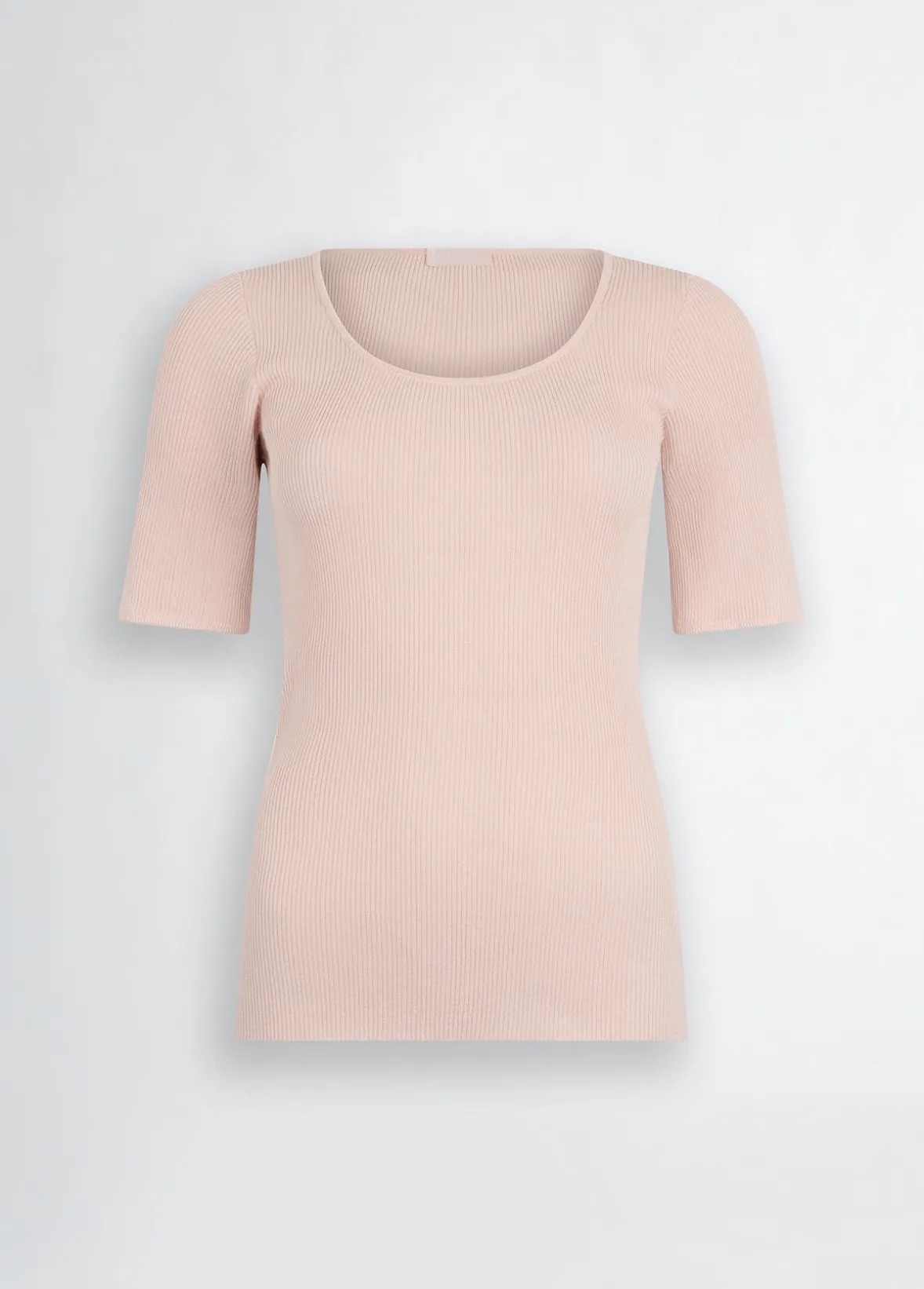 Top con inserti in tulle
