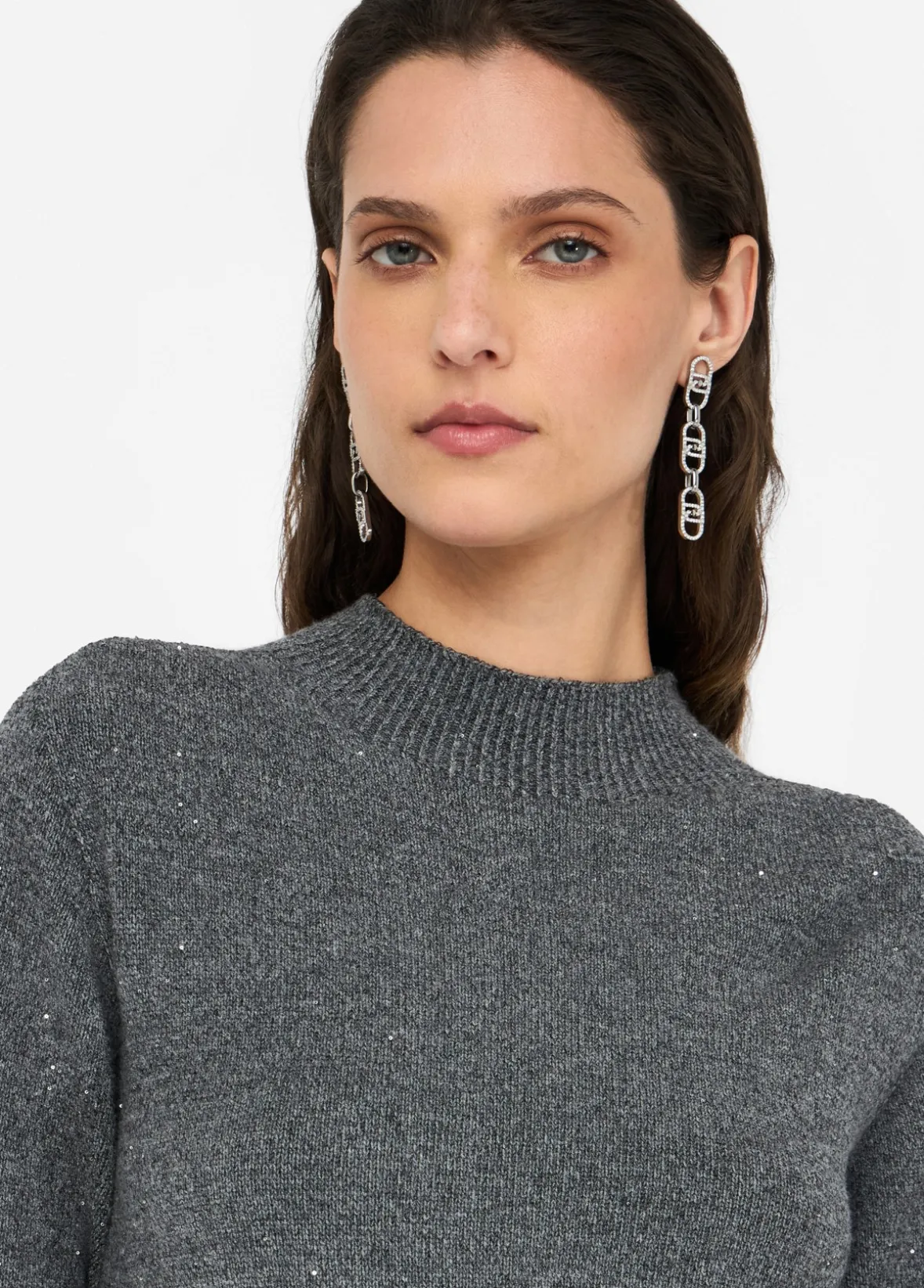 Top con micro-paillettes
