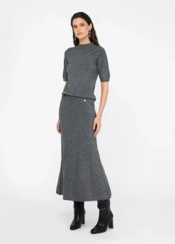 Top con micro-paillettes