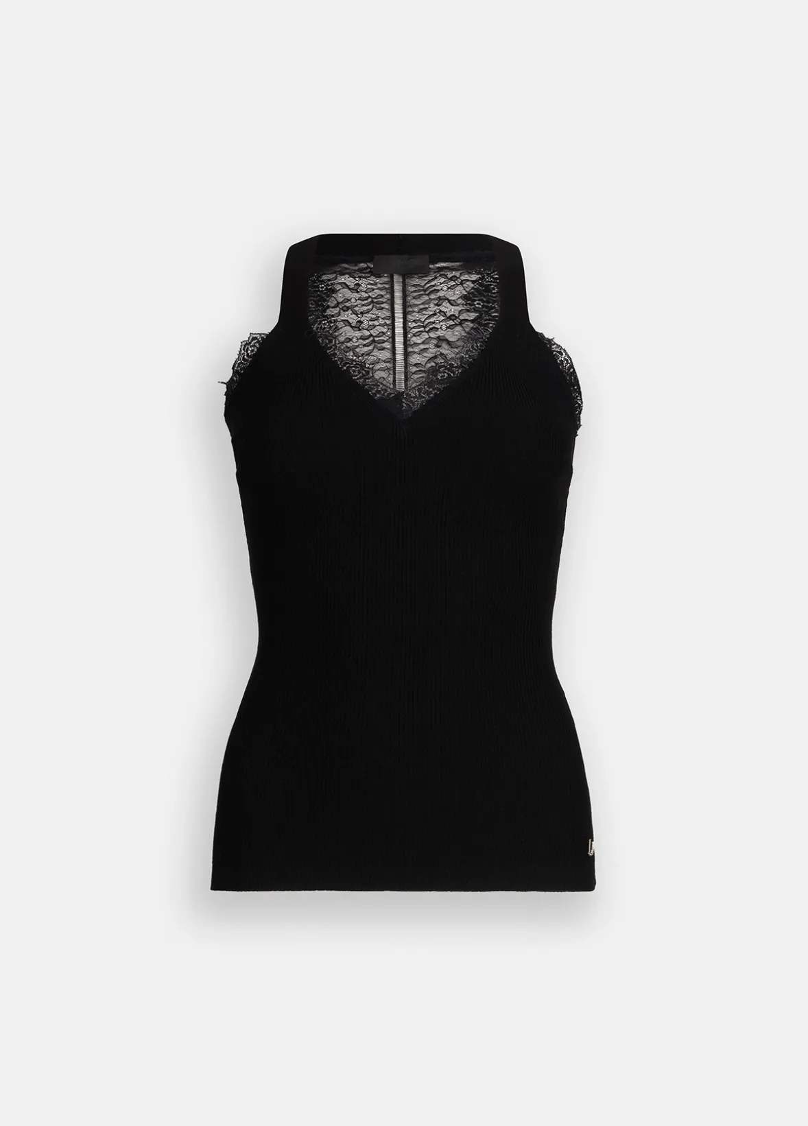 Top con pizzo