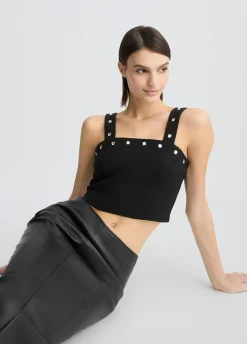 Top con strass