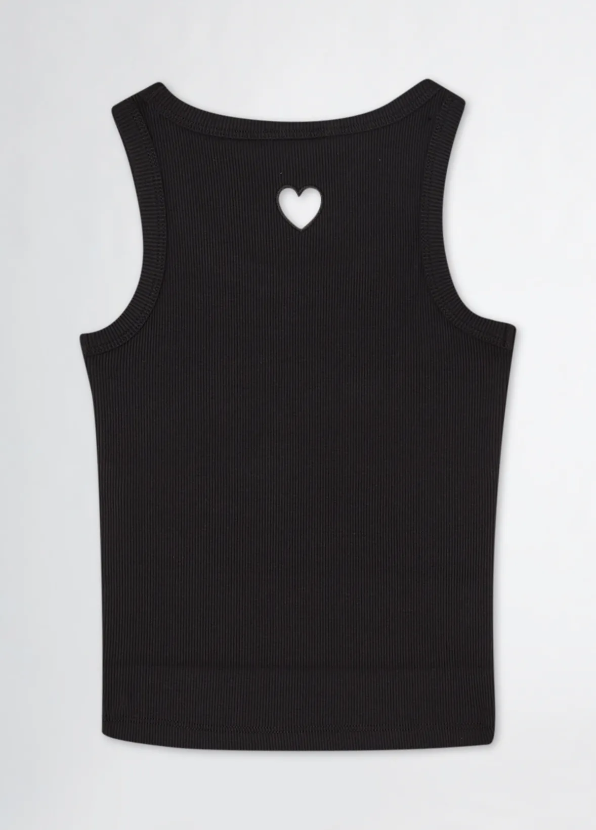 Top in cotone a costine