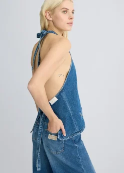 Top in denim
