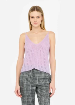 Top in lana e alpaca
