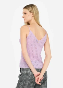Top in lana e alpaca