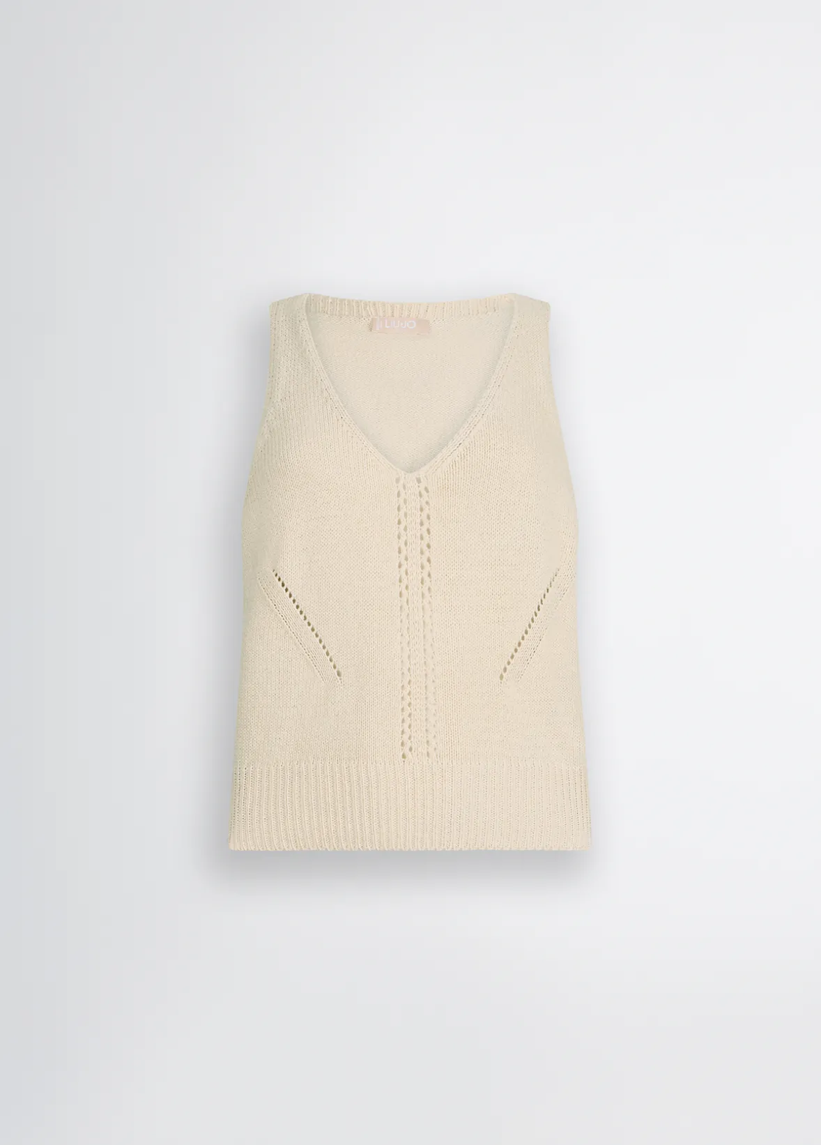 Top in maglia con cut-out