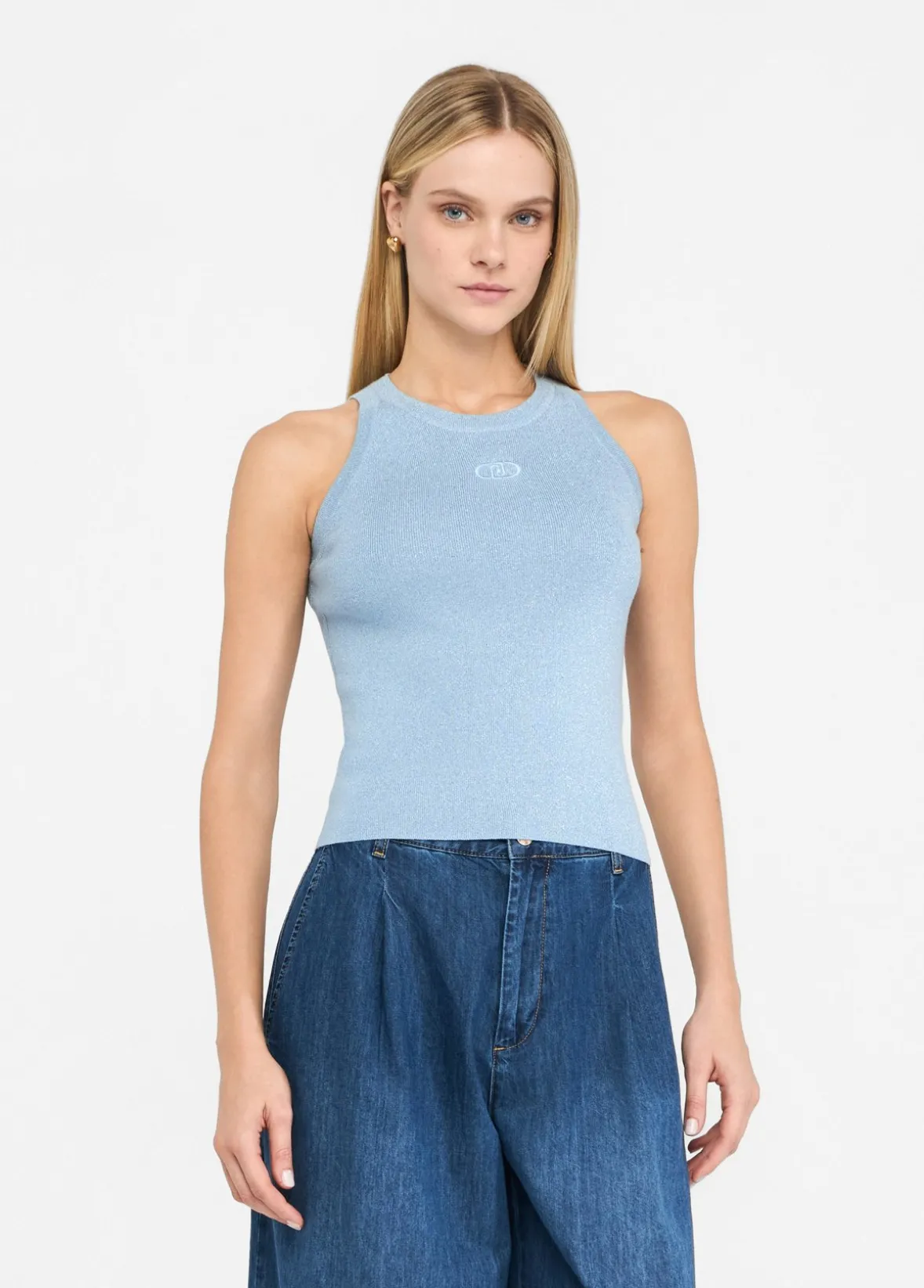 Top in maglia lurex®