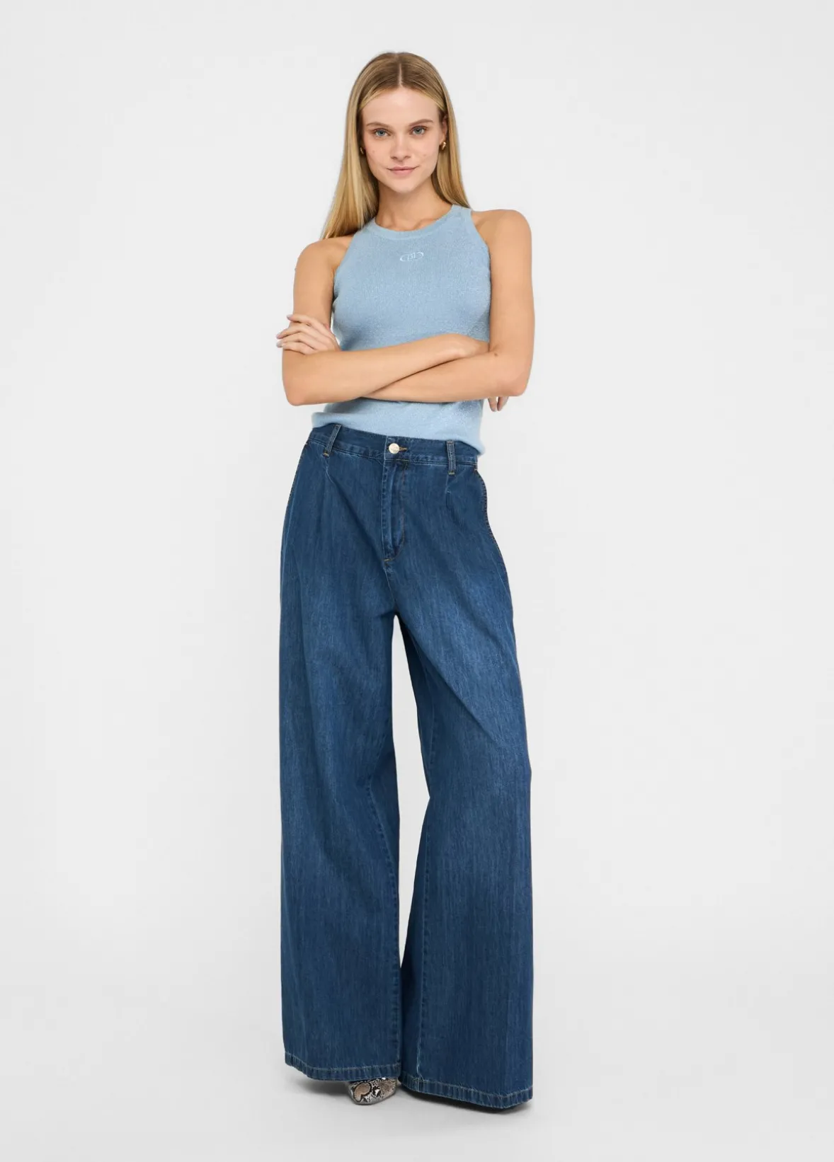 Top in maglia lurex®