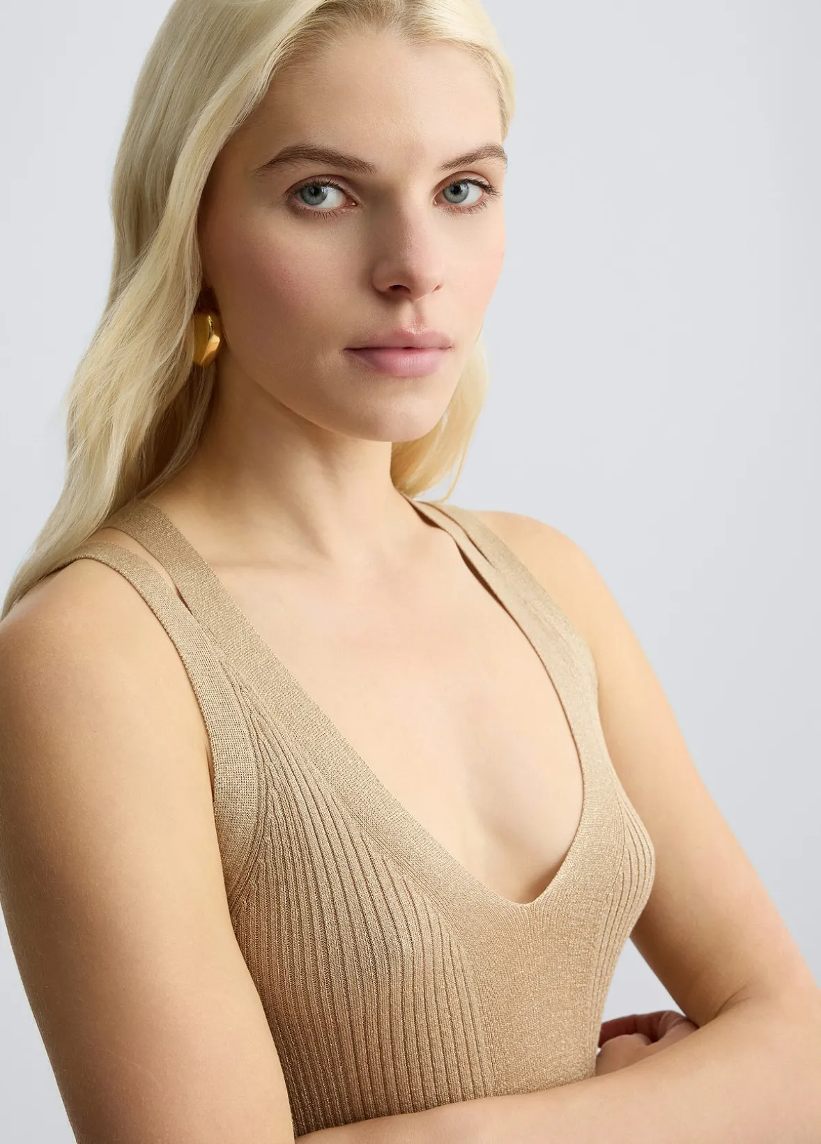 Top in maglia lurex®