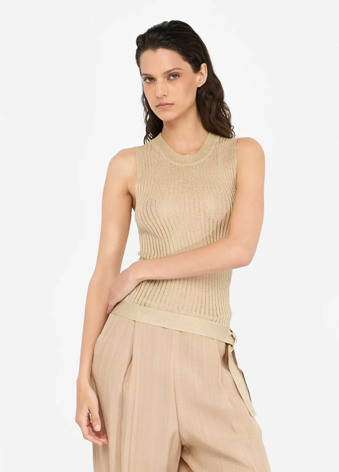 Top in maglia lurex®