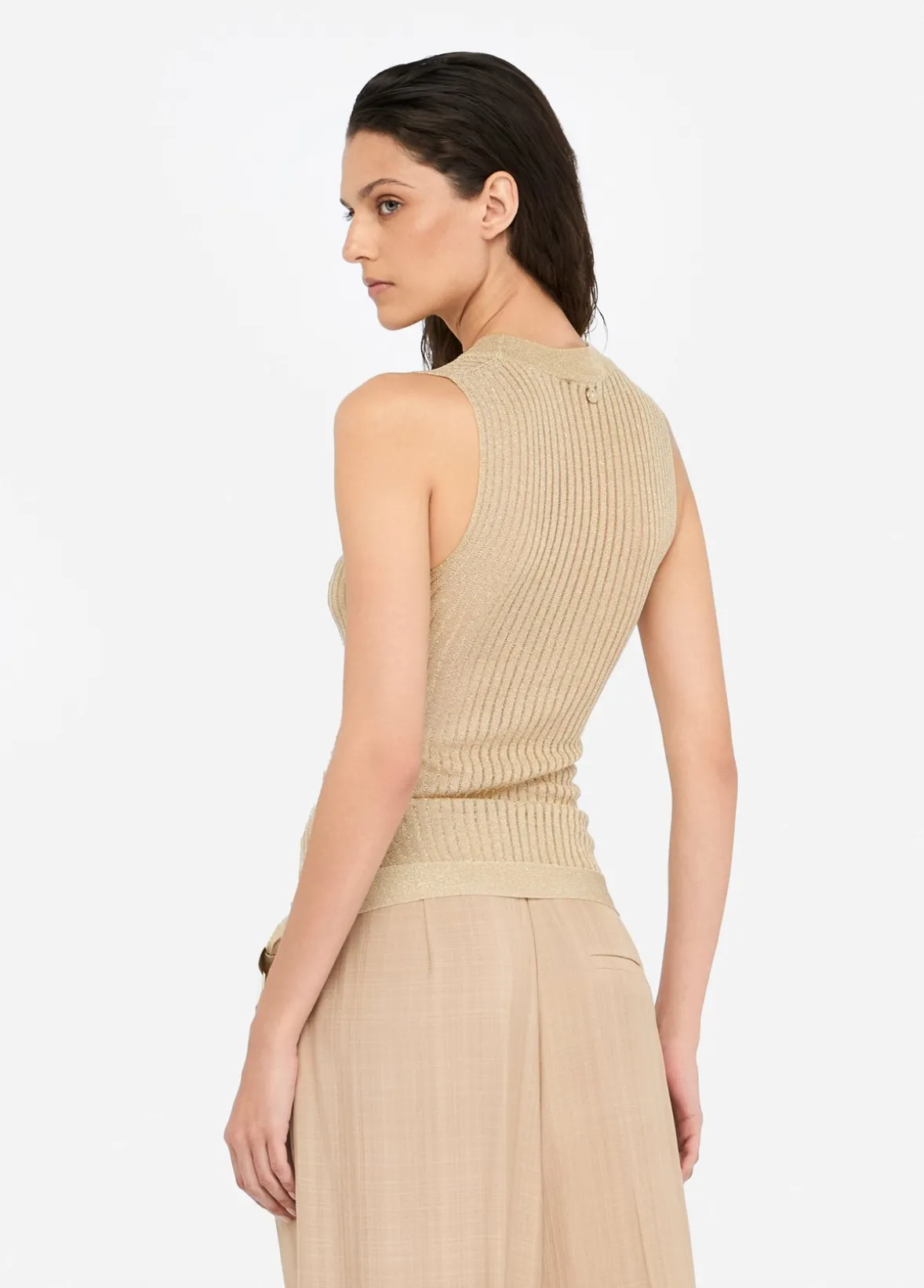 Top in maglia lurex®