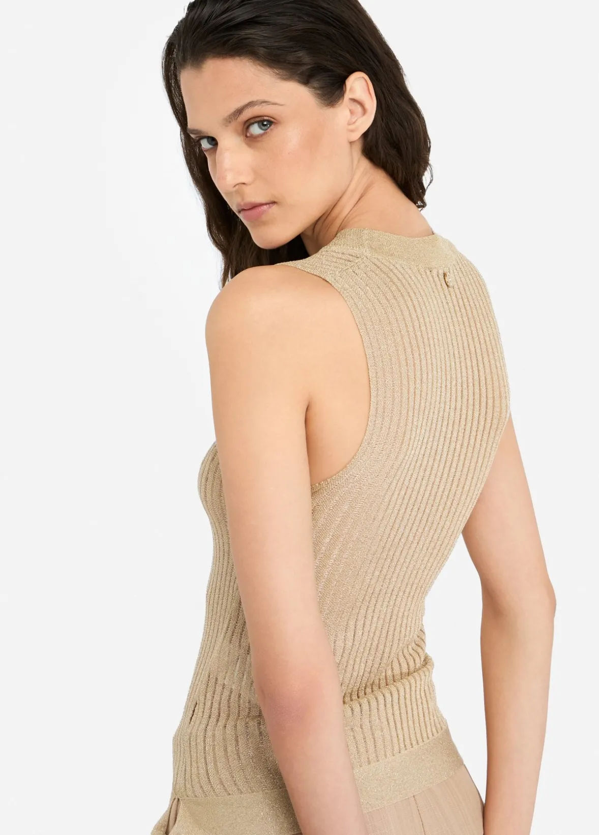 Top in maglia lurex®