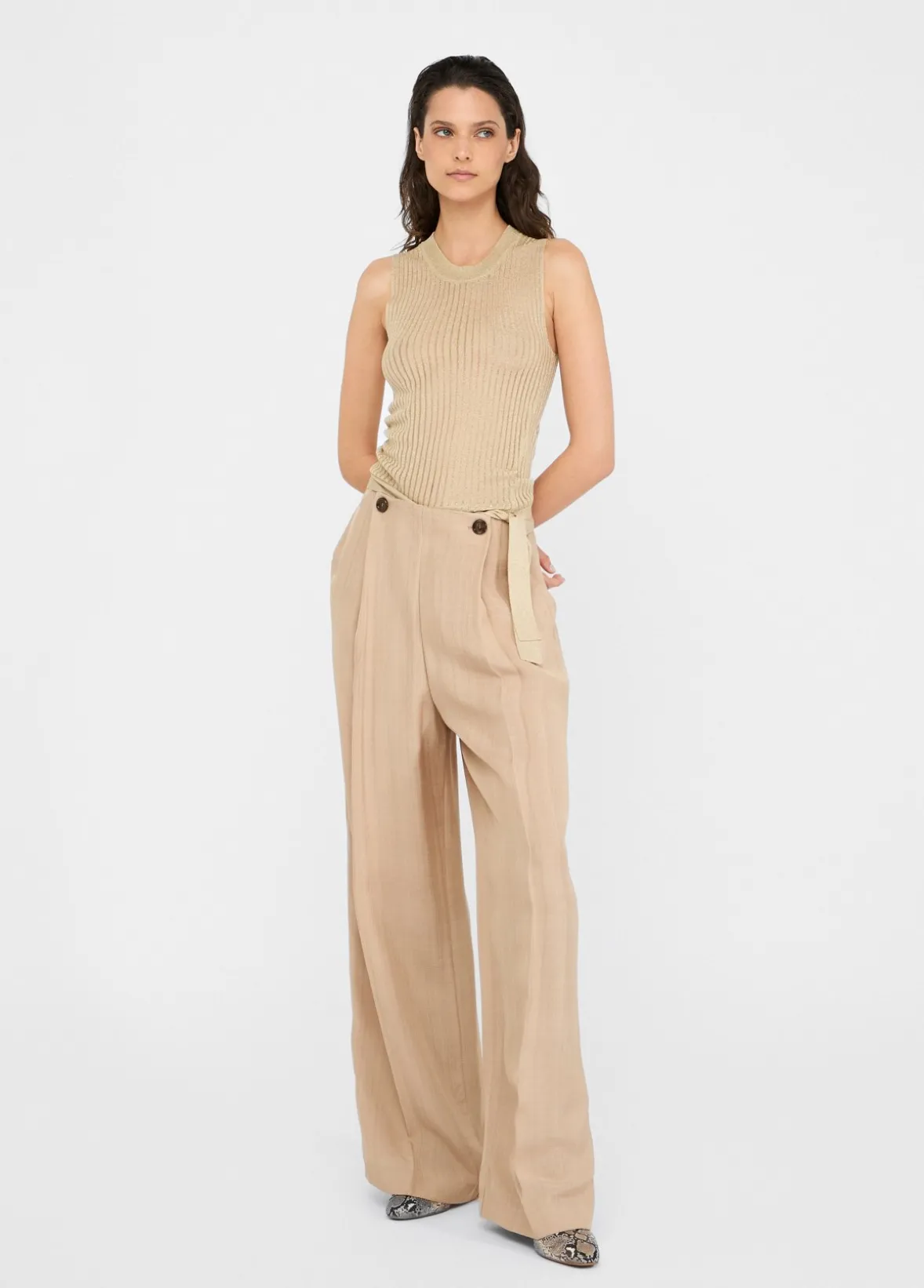 Top in maglia lurex®