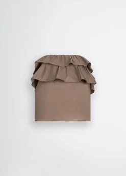 Top in taffetà