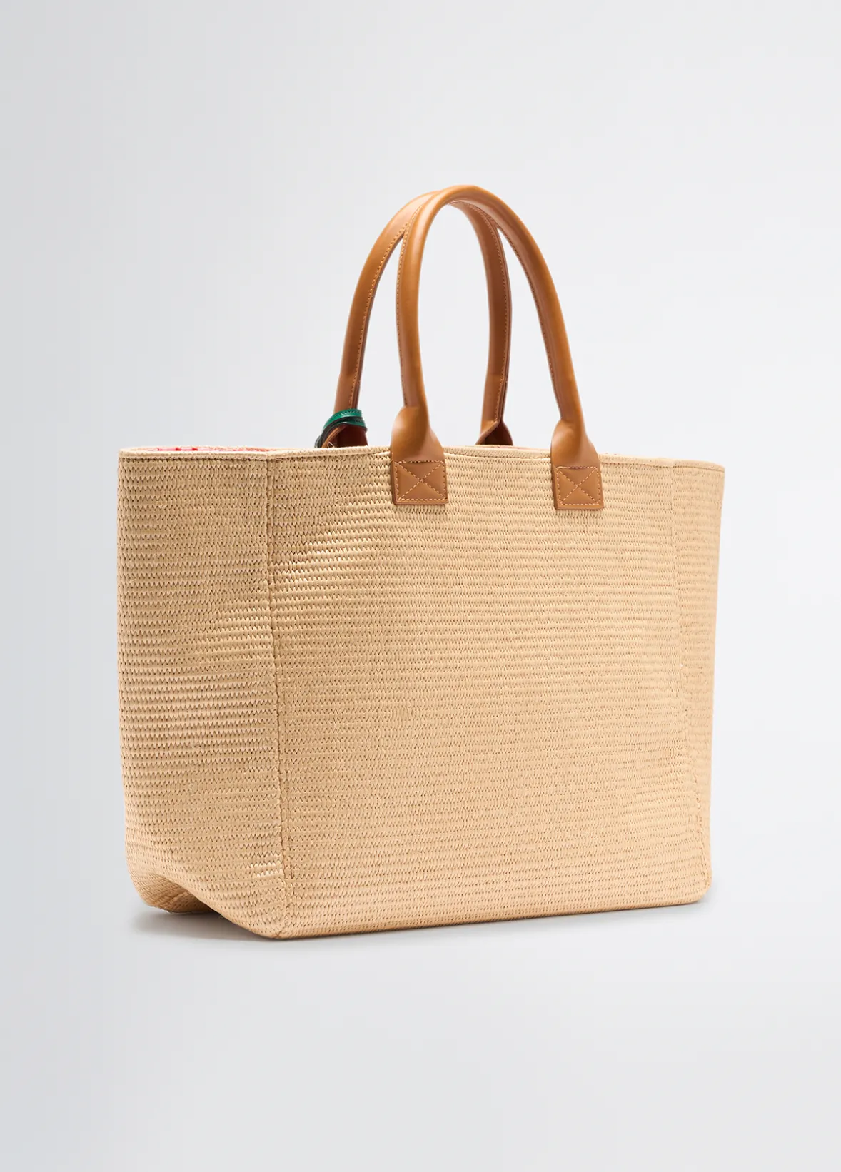 Tote bag grande in rafia