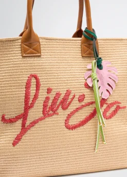 Tote bag grande in rafia