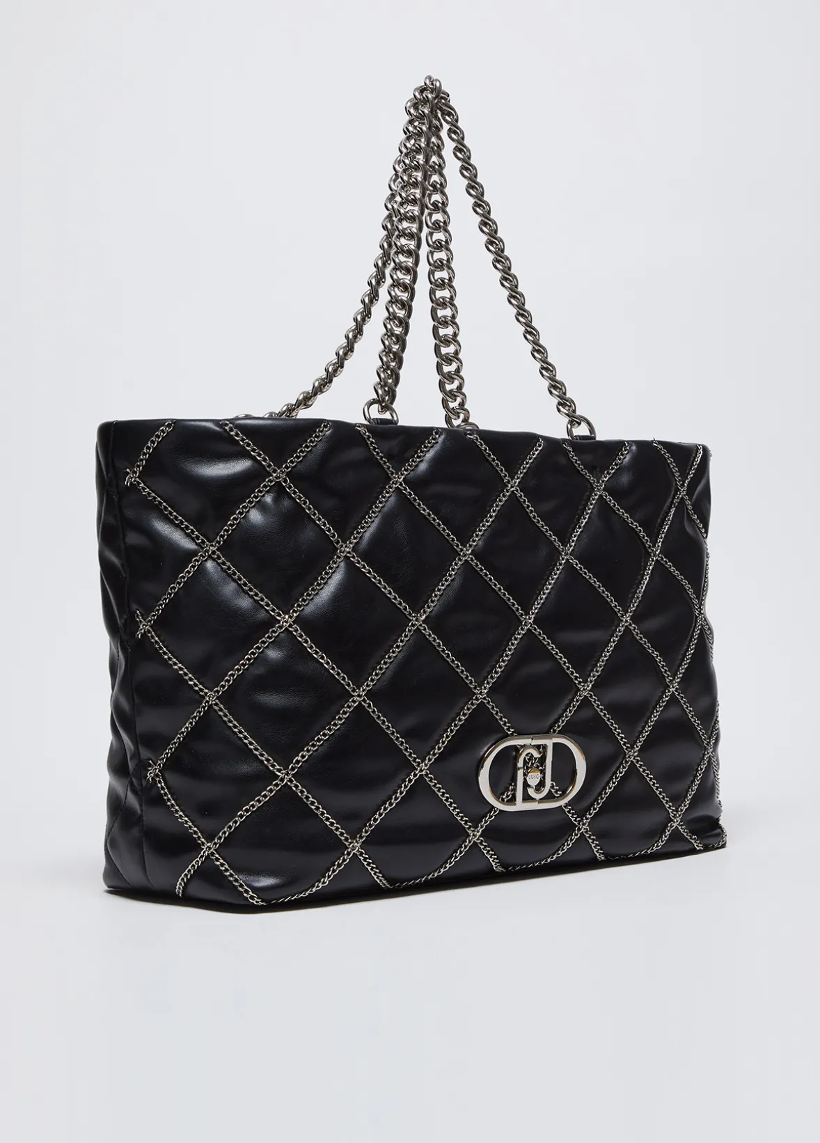 Tote bag LaPuffy grande con catene