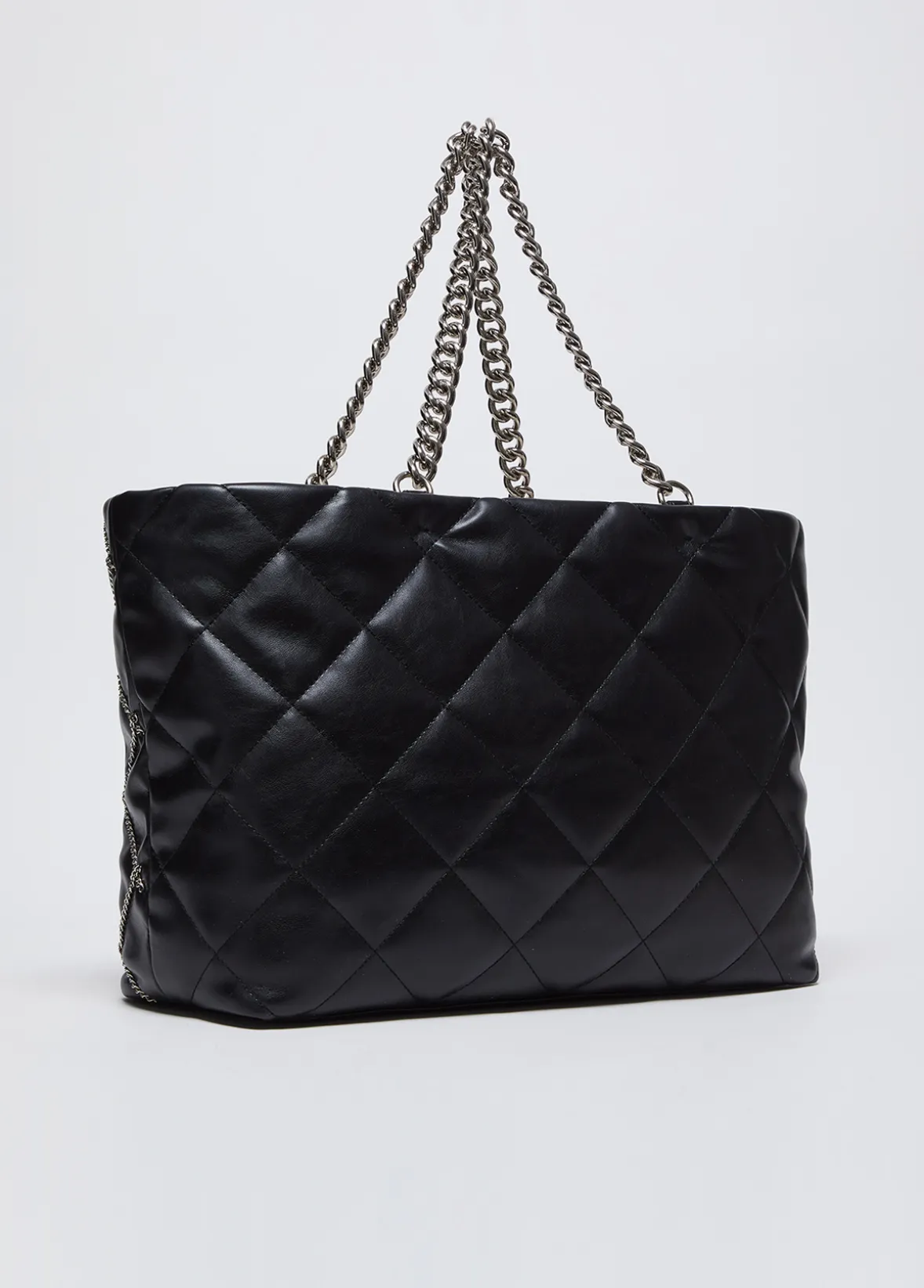 Tote bag LaPuffy grande con catene