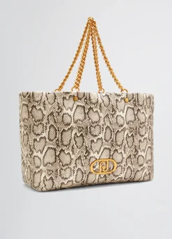 Tote bag LaPuffy grande pitonata