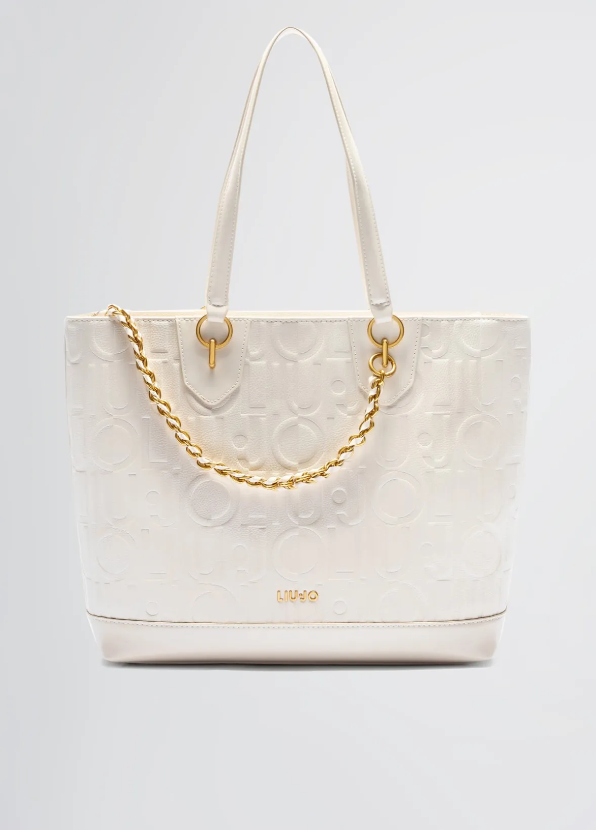 Tote bag media con catena decorativa