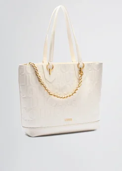 Tote bag media con catena decorativa