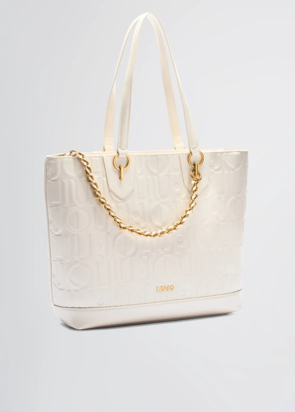 Tote bag media con catena decorativa