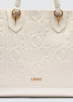 Tote bag media con catena decorativa