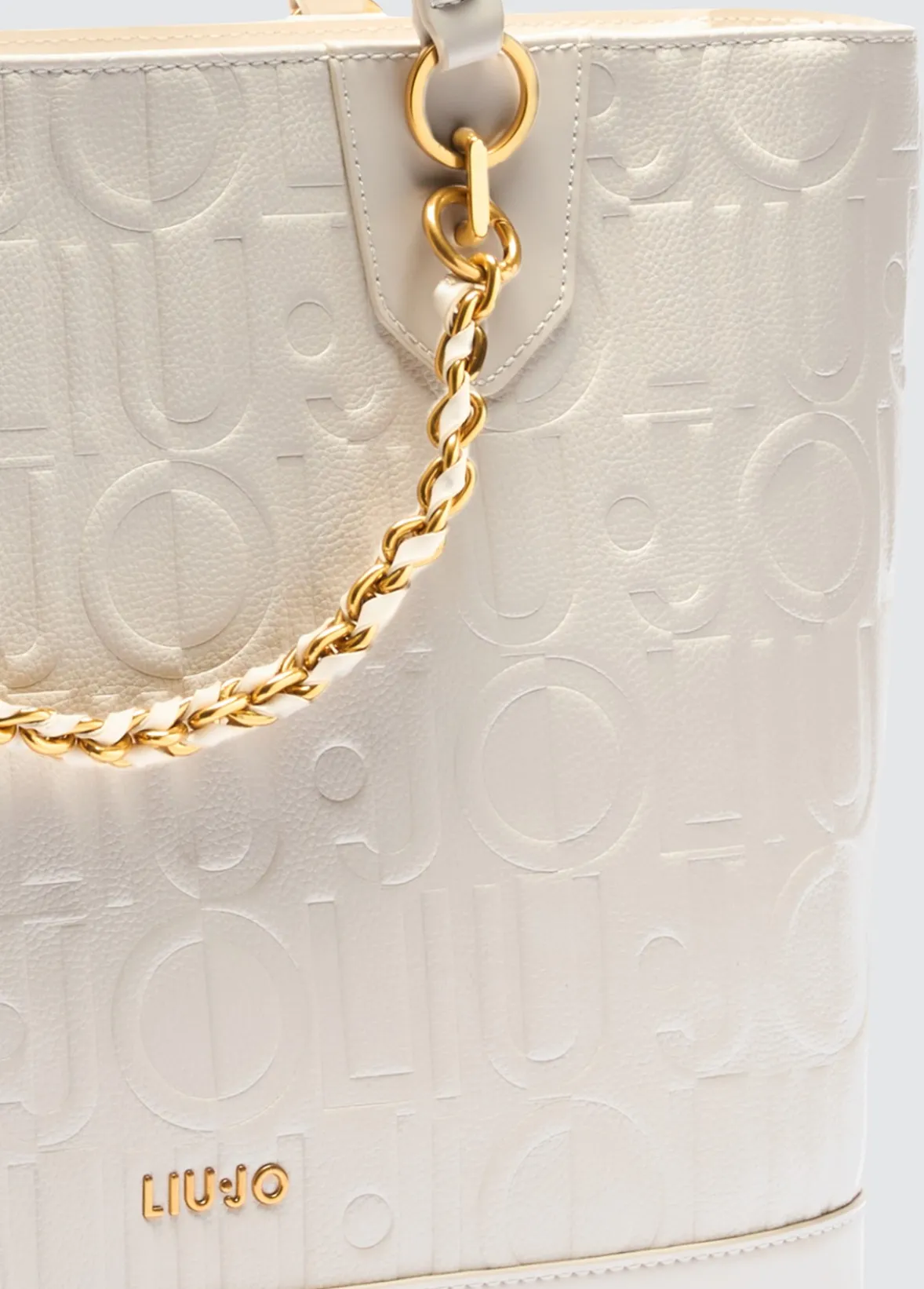 Tote bag media con catena decorativa