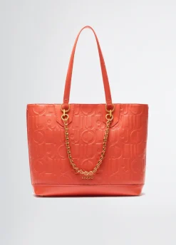 Tote bag media con catena decorativa