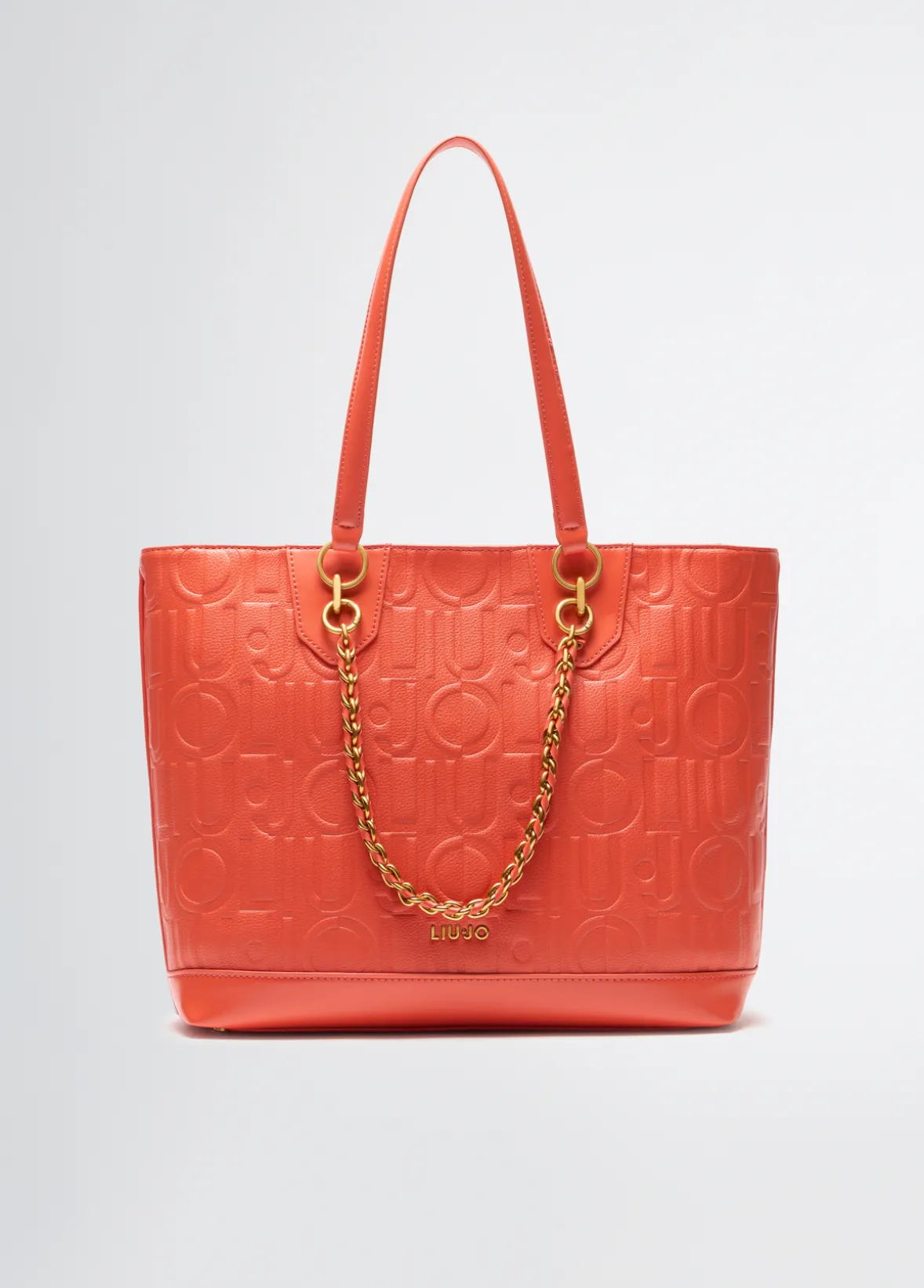 Tote bag media con catena decorativa