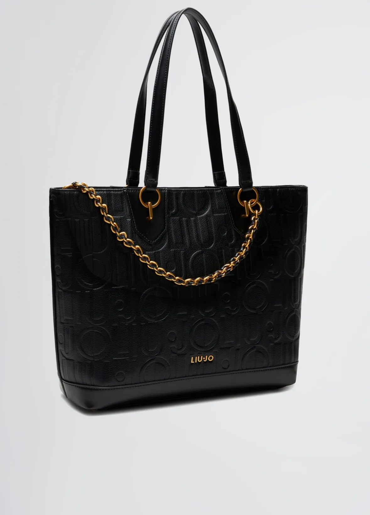 Tote bag media con catena decorativa