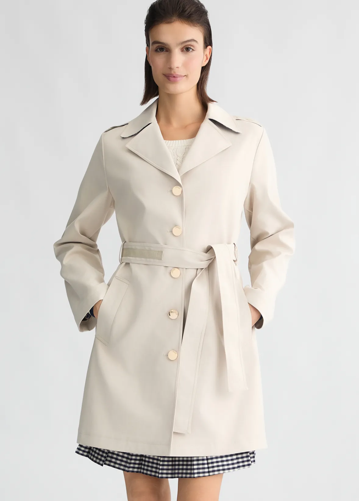 Trench con cintura