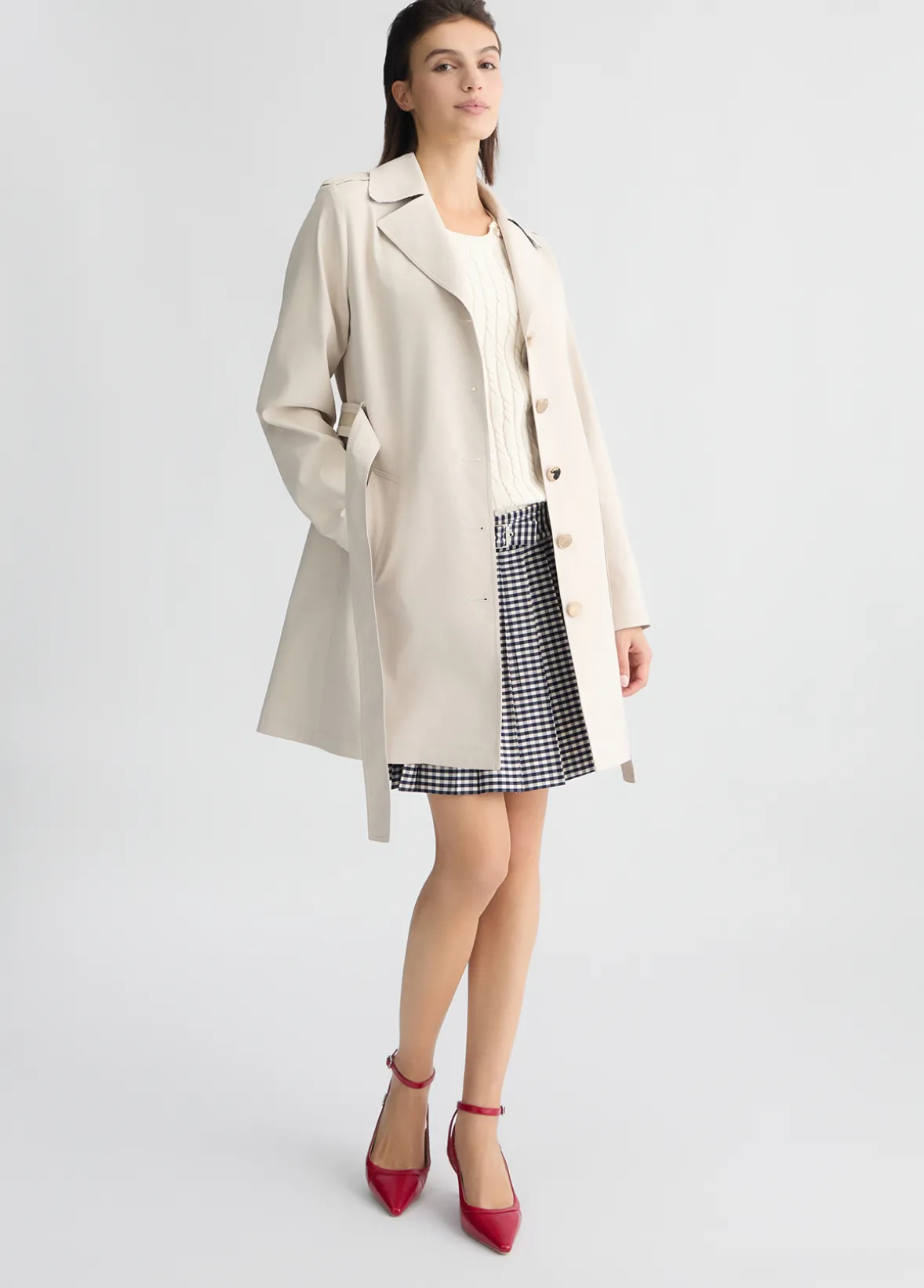 Trench con cintura