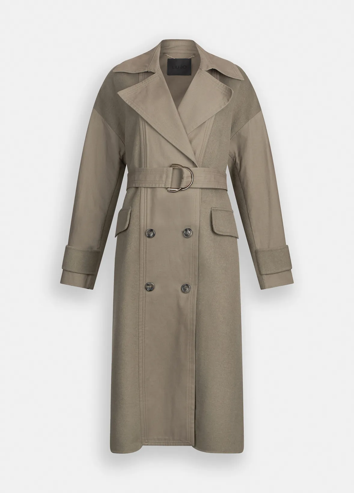 Trench doppiopetto in lana