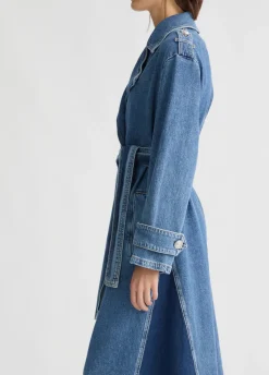 Trench in denim