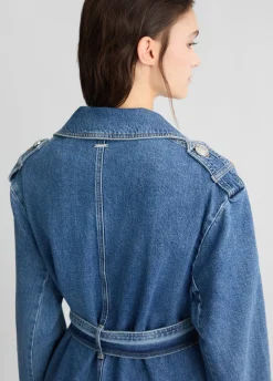 Trench in denim