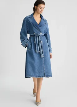 Trench in denim