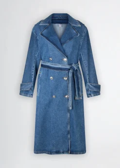 Trench in denim