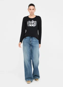 T-shirt a maniche lunghe