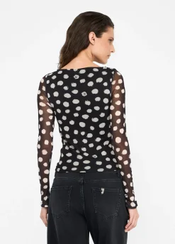 T-shirt a pois