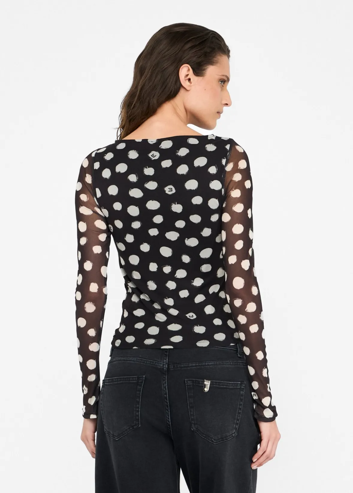 T-shirt a pois