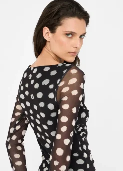 T-shirt a pois