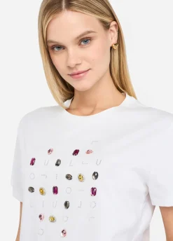 T-shirt con applicazioni