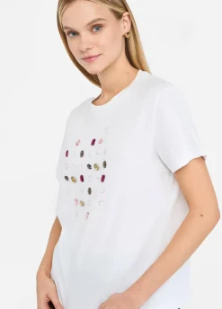 T-shirt con applicazioni