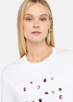 T-shirt con applicazioni