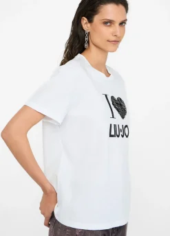 T-shirt con applicazioni